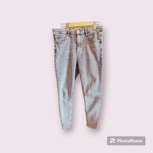 ASOS Topshop Jamie High Rise Skinny Jeans